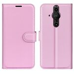 Per Sony Xperia Pro-I Litchi texture Cassa di protezione orizzontale flip con titolare e slot per schede e portafoglio (rosa)