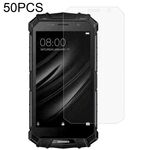 Film di vetro temperato da 50 pezzi 0.26mm 9h 2.5D per Doogee S60 Lite