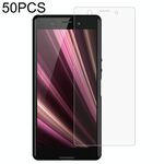Film in vetro temperato da 50 pezzi 0.26mm 9h 2.5D per Sony Xperia XZ4 compatto