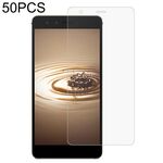 50 pezzi 0.26mm 9h 2,5D film in vetro temperato per Tecno Phantom 6