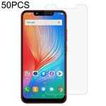 50 pezzi 0.26mm Film in vetro temperato 9h 2.5D per Tecno Spark 3 Pro