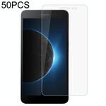 50 PCS 0.26mm 9h 2,5D film in vetro temperato per Tecno W4