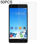 50 PCS 0.26mm Film in vetro temperato 9h 2.5D per Tecno W5 Lite