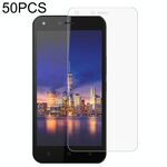 50 PCS 0.26mm Film in vetro temperato 9h 2.5D per TECNO WX4