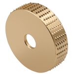 Angolo Grinder Placca lucidante Lavorazione del legno lucidatura disco piatto (oro 75mm)