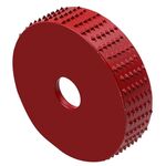 Corner Grinder Placca per la lavorazione del legno Lavorazione del legno Disco piatta (75mm rosso)
