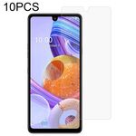 Pellicola in vetro temperato da 10 pezzi 0.26mm 9h 2.5D per LG K71