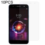 Pellicola di vetro temperato da 10 pezzi da 0,26 mm 9h 2.5D per LG X5 2018
