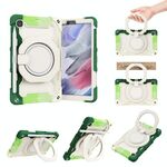 Per Samsung Galaxy Tab A7 Lite Armor Contrast Color Silicone + PC Tablet Case (Verde colorato)