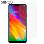 Film in vetro temperato da 50 pezzi 0.26mm 9h 2.5D per LG G7 Fit