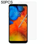 Film in vetro temperato da 50 pezzi 0.26mm 9h 2.5D per LG Q Stylus