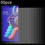 50 pz 0.26mm 9h 2,5D Pellicola in vetro temperato per LG Velvet 2 Pro