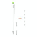 Copertura protettiva in silicone liquido carota carota con penna Cap & Nib Cover per Huawei M-matita (bianco)