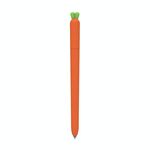 Copertura protettiva in silicone liquido carota carota per Samsung Galaxy Tab S7 (arancione)