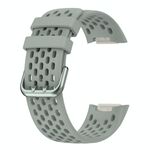 Per la carica Fitbit 5 cinturino in gel di silice monocromatico (grigio)