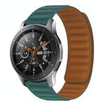 Per Samsung Galaxy Gear S3 Silicone Silicone Magnetic Strap (verde malachite)