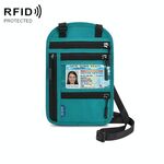 Coperchio di protezione del certificato del sacchetto del passaporto del passaporto multifunzione multifunzione RFID (lago Blue)