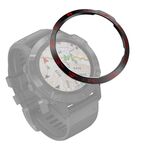 Per Garmin Fenix ​​6/6 Pro / 6 Zapphire Smart Gestore in acciaio anello in acciaio, versione B (nero anello rosso lettera)