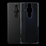 Per la custodia morbida del telefono TPU trasparente di Sony Xperia Pro-I 0.75mm ultrasottile