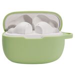 Per custodia protettiva per auricolari in silicone JBL WAVE 200TWS (GREEN GREEN)