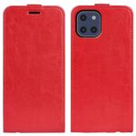 Per Samsung Galaxy A03 164mm R64 Texture Caso verticale in pelle flip con slot per schede e cornice fotografica (rosso)