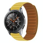 Cinturino per orologio magnetico in silicone per Samsung Galaxy Watch 3 41mm R850 (Giallo)