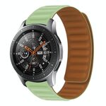 Cinturino per orologio magnetico in silicone per Samsung Galaxy Gear Sport (Pino Flower Green)