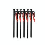 6 PCS 20 cm Campeggio esterno aderente aderenti a baldacchino fisso