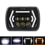 Auto 7 pollici Piazza DC9-30V faro del LED Accessori Modifiche per Jeep Wrangler