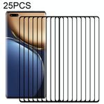 Per Honor Magic3 / Pro / Pro + 25 PCS 3D Bordo curvo a schermo intero Pellicola di vetro temperato