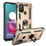 Per Motorola Moto G30 / G10 antiurto TPU + custodia protettiva PC con supporto rotante a 360 gradi (oro)