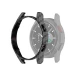 Per Samsung Galaxy Watch4 Classic 42mm Mezza copertura Cassa protettiva per PC scavata (fibra di carbonio)