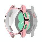 Per Samung Galaxy Watch4 40mm Copertura completa TPU Cover protettivo per la protezione elettroplatante (rosa)