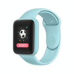 Orologio intelligente dello schermo a colori D20S da 1,44 pollici, supporto per il monitoraggio della frequenza cardiaca / monitoraggio della pressione sanguigna / monitoraggio dell'ossigeno del sangue / monitoraggio del sonno (blu)