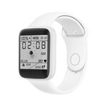 Orologio intelligente dello schermo a colori D20S da 1,44 pollici, supporto per il monitoraggio della frequenza cardiaca / monitoraggio della pressione sanguigna / monitoraggio dell'ossigeno del sangue / monitoraggio del sonno (bianco)