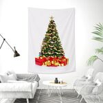 Rettangolare albero di Natale Pech Skin Tapestry Mural Decoration Decoration Tapestry, Dimensioni: 145x215 cm (3)