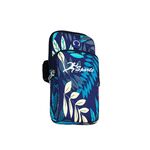 2 pz B026 Esecuzione di Borsa del braccio del telefono cellulare Sport Yoga Borsa per cellulare, Specifica: Grande (foglie blu)