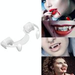 4 pezzi Decorazione di Halloween Decorazione vampiro Denti retrattili Denti Zombie, Imballaggio: OPP