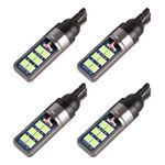 4 PCS T10 DC12V / 4W Auto Clearance Light 12LEDS SMD-3030 perline della lampada (luce ghiacciata)