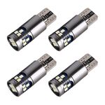 4 PCS T10 DC12V / 2.5W Auto Clearance Light 18eds SMD-3020 Lampada perline (Ice Blue Light)
