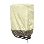 Copertura impermeabile per sedia a sdraio 82x93cm giardino/patio poliestere 190T beige-caffè TBD0595702901B 6922018085148