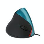 Jsy-12 5 Tasti USB Wired Mouse verticale Mouse ergonomico Brace Brace Mouse ottico (blu)