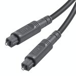 Cavo di collegamento in fibra ottica per altoparlante audio digitale da 30 m EMK OD4.0mm da porta quadrata a porta quadrata (grigio argento)