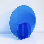 Blue Round Acrilico Ornament Studio Studio Photo Ornament Pops