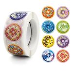 10 PZ GRAZIE GRAZIE SIGILLAZIONE ROUND SIGILLATORE ARTICOLO DECORATA DECORATTI DI PAKERY TATURA ACQUABRAZIONE Etichetta (A-411)