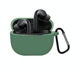 Per Xiaomi Flipbuds Pro Custodia rigida in silicone liquido (verde scuro)
