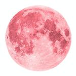 3 pezzi AFG33003 Decorazione domestica Stelle luminose Stelle Moon PVC Adesivi, Specifica: Pink Moon 20cm