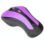 PR-01 1600 DPI 7 tasti Flying Squirrel Wireless Mouse 2.4G Gyroscope Game Mouse (Nero Viola)