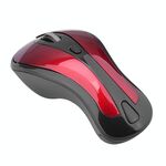 PR-01 1600 DPI 7 tasti volanti Scoiattolo Scoiattolo wireless Mouse 2.4G Gyroscope Gioco Mouse (nero rosso)