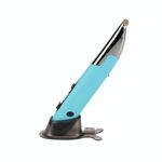 PR-A19 2.4 GHz Carica wireless Bluetooth Penna del mouse Bluetooth Shining Thoused Mouse (Blu)